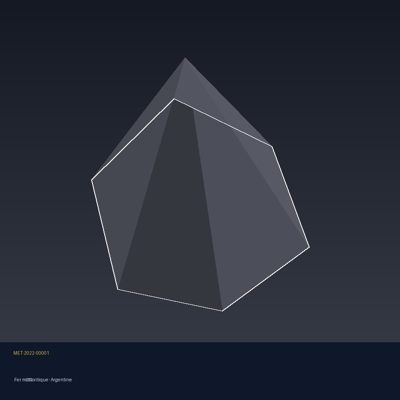Fer météoritique, vue 2