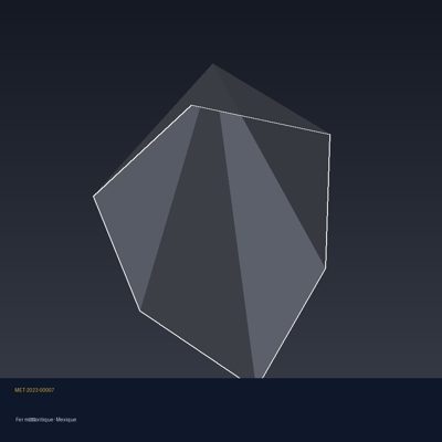 Fer météoritique, vue 2