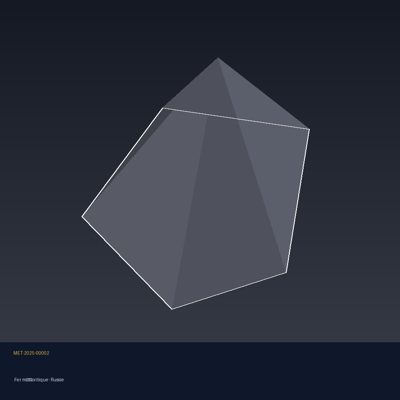 Fer météoritique, vue 3