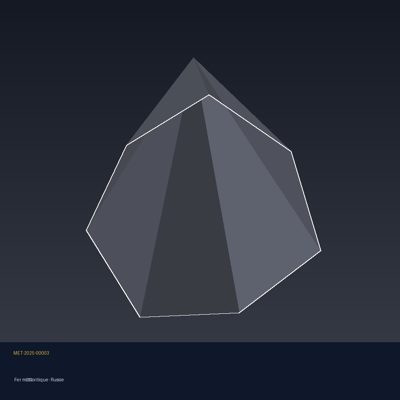 Fer météoritique, vue 2