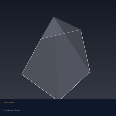 Fer météoritique, vue 2
