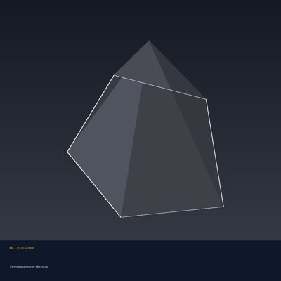Fer météoritique, vue 3