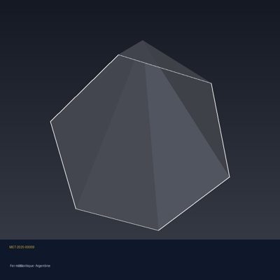 Fer météoritique, vue 2