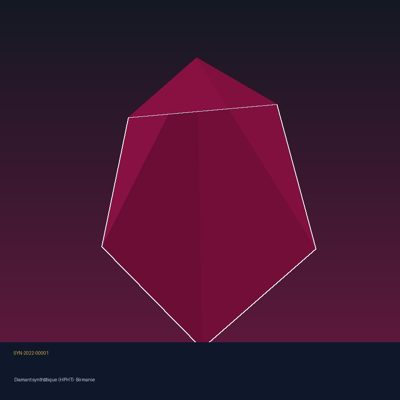 Diamant synthétique (HPHT), vue 2